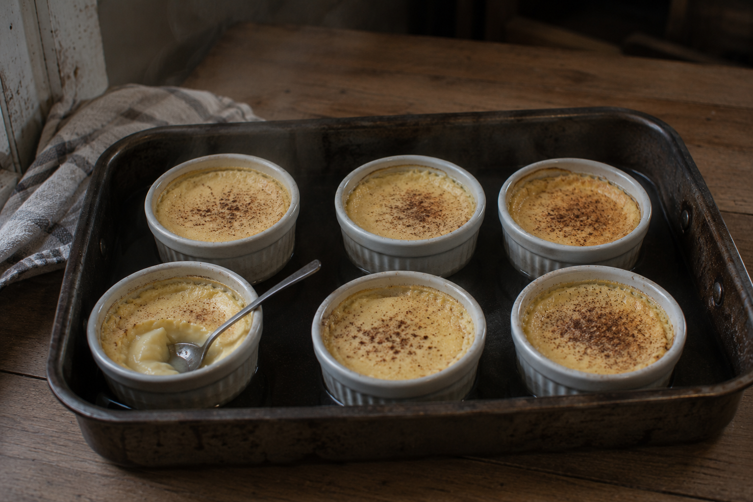 Old-Fashioned Baked Egg Custard