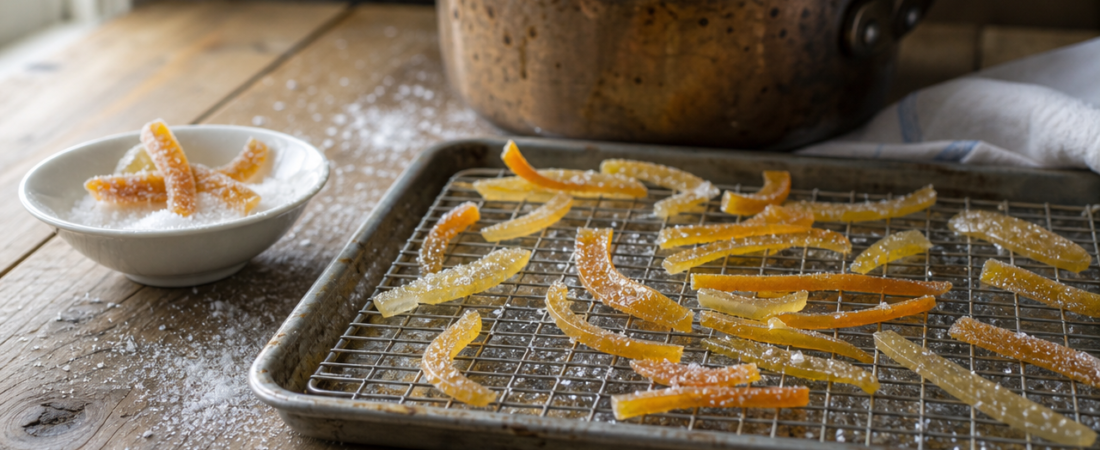 How to Make Candied Orange Peel and Lemon Peel
