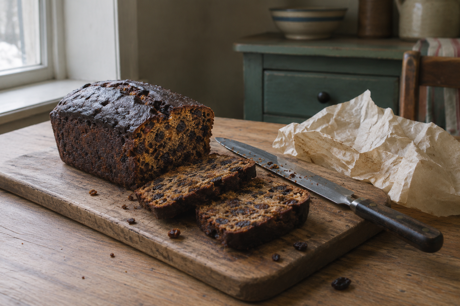 Old-Fashioned Christmas Fruitcake (Marilla’s Black Fruitcake)