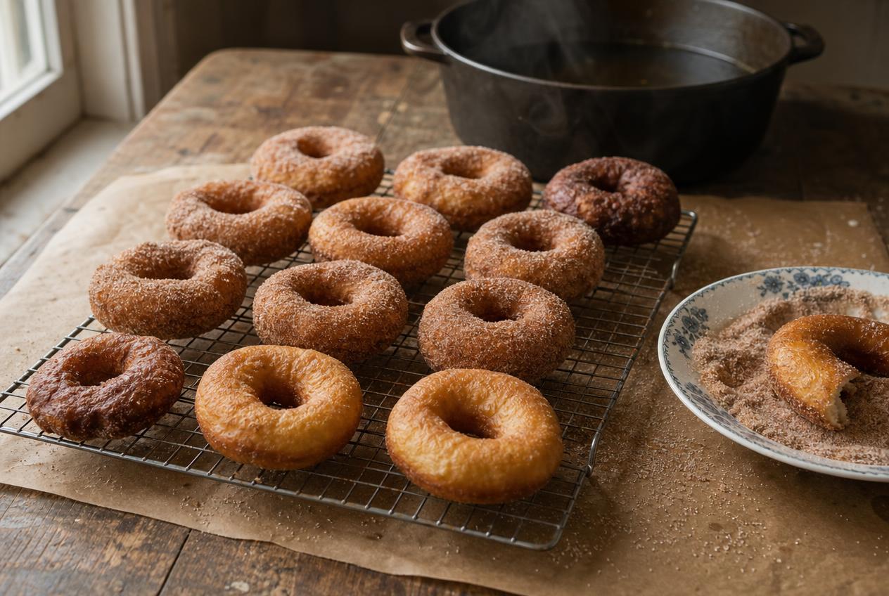 Old-Fashioned Doughnuts (Green Gables Cake Doughnuts)